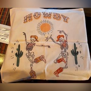 Skully Cowpokes Pillow Cover